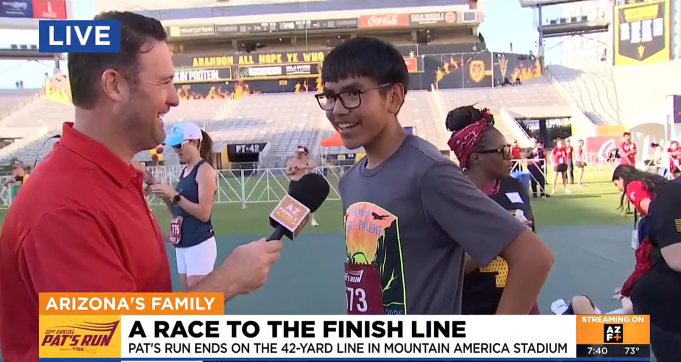 Yonah Beatty Win's Pat's Run in Phoenix